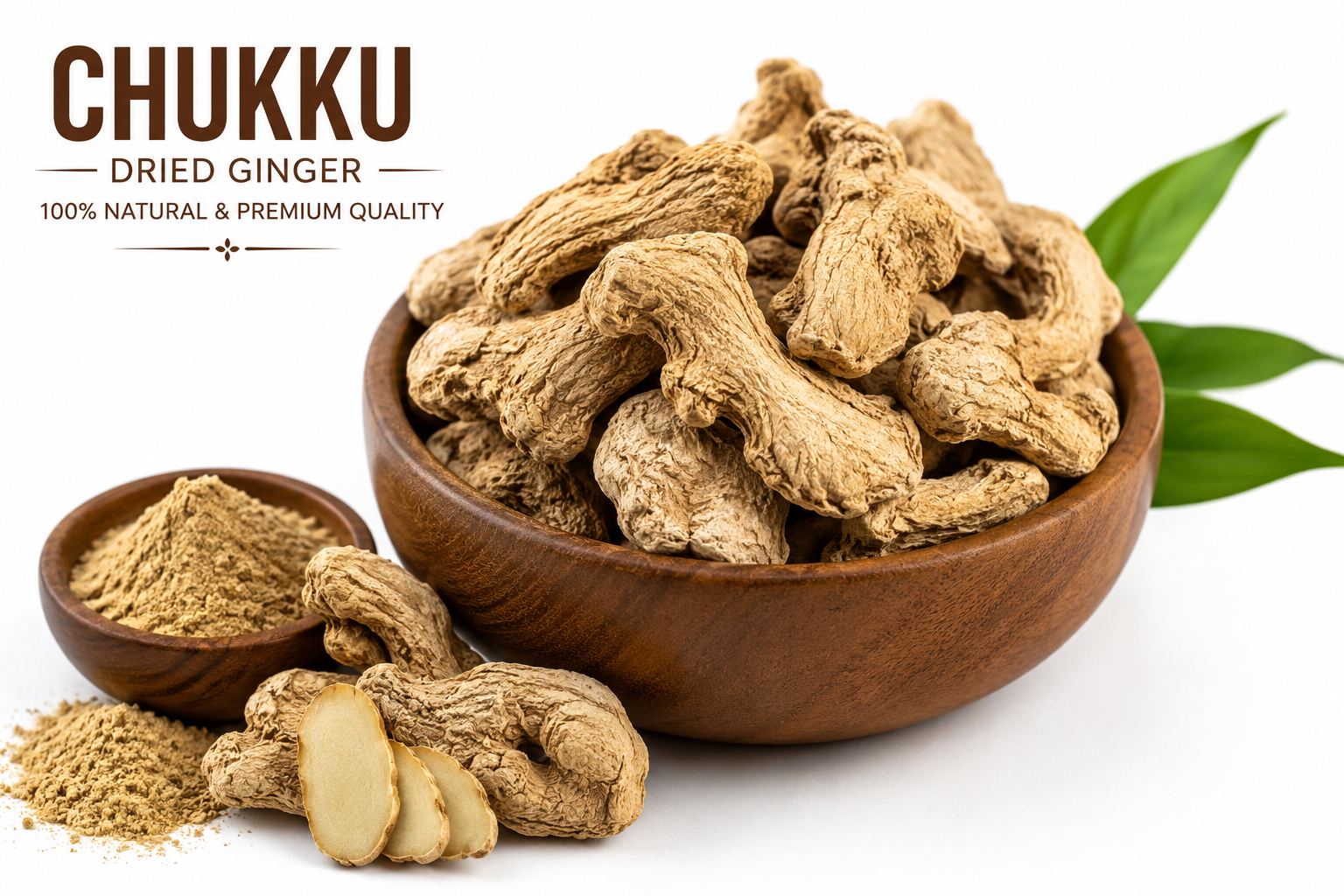 Premium Dried Ginger (Chukku) | 100% Natural & Aromatic  Description
